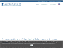 Tablet Screenshot of leimbach-innovation.de